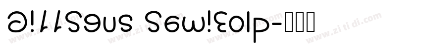 Gi11Sans SemiBold字体转换